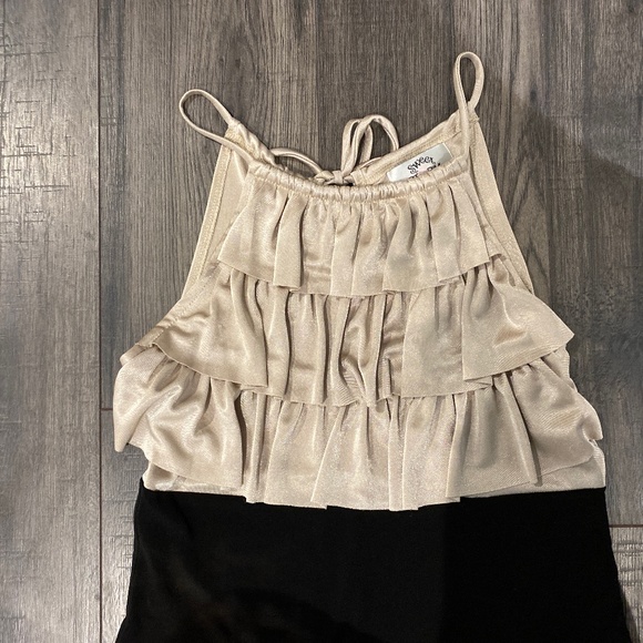 Small Ruffle Halter Dress - Picture 2 of 4